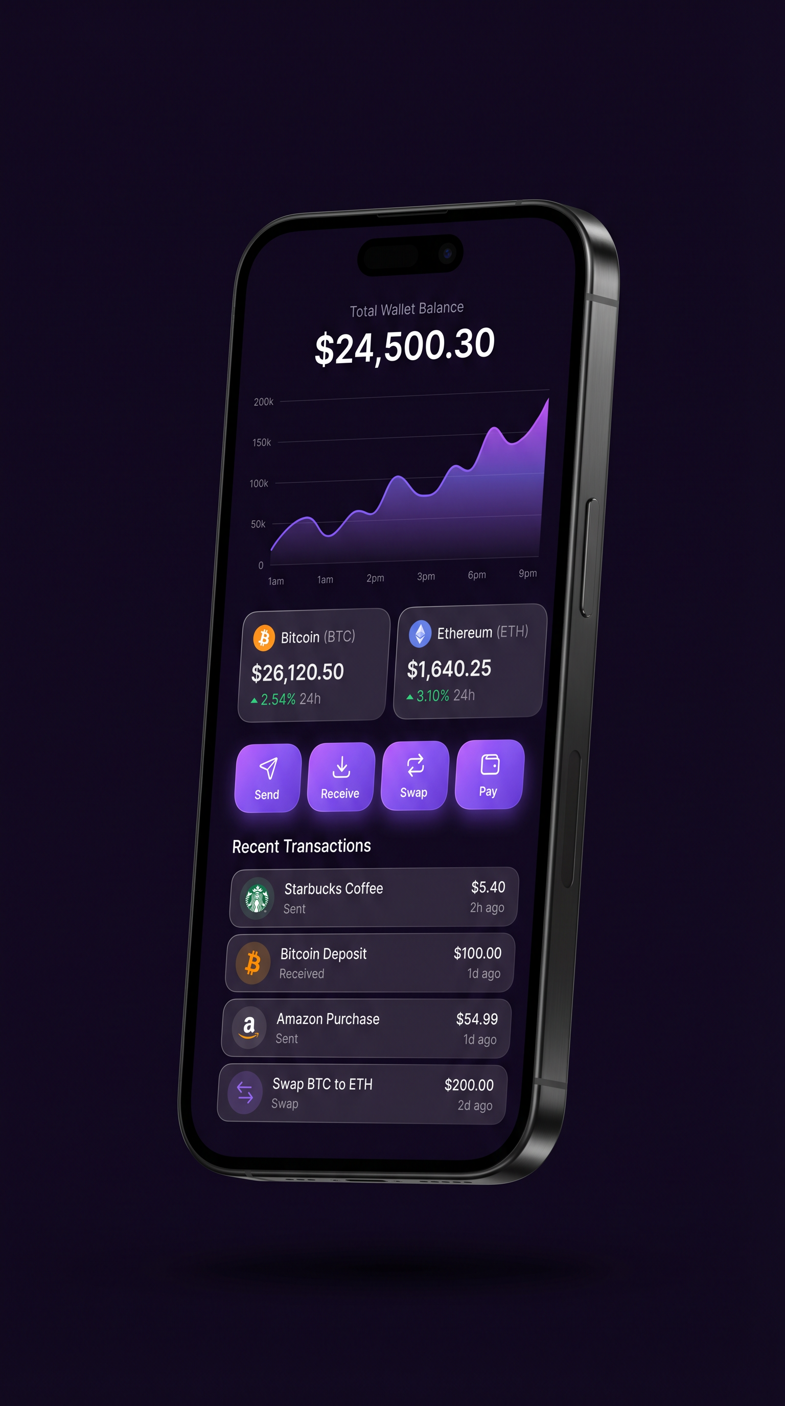 IGPAY mobile app dashboard